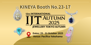 2025年10月29日～31日の国際宝飾展秋に出店します。